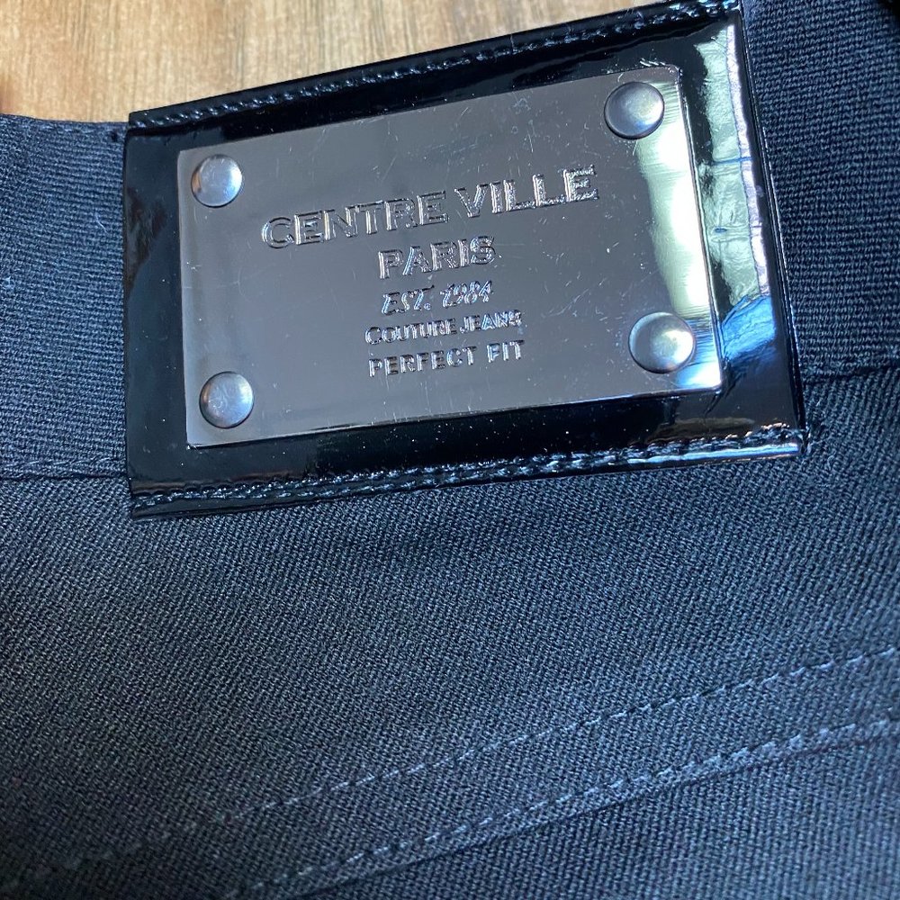 Centre Ville Paris Women's Long Black Pants Size 2 IN Great Condition!!